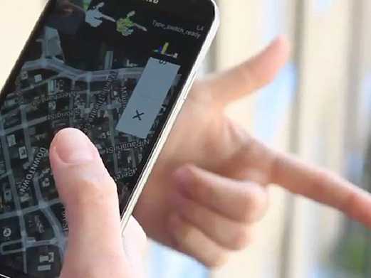 Enlarged view: Reminiscent of sign language: gesture control significantly expands the range of smartphone functionality. (Screenshot: ETH Zurich)