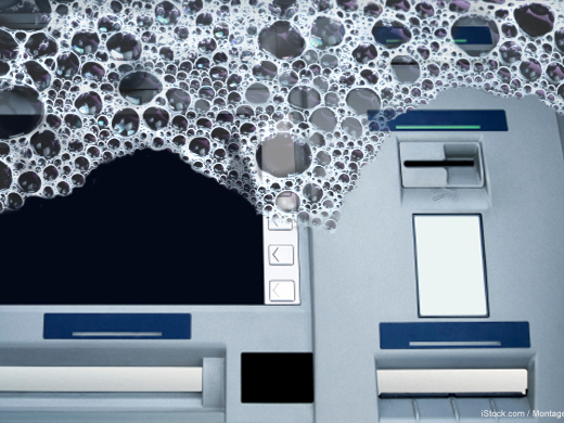 Enlarged view: ETH chemists developed a cash machine that defends itself. (Photo: ETH Zurich) 