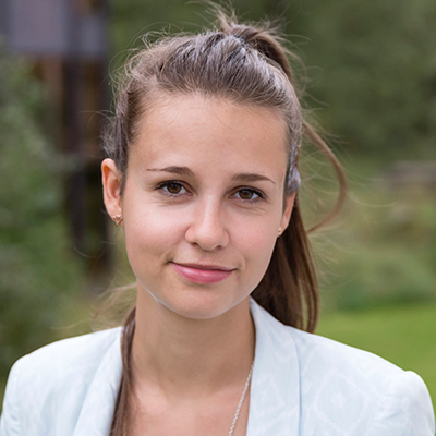 Carina Heuberger, Swiss master's student in the 1st year of environmental engineering.