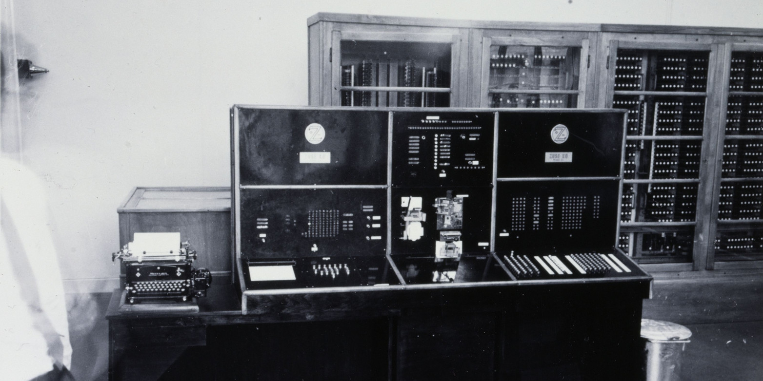 Enlarged view: Relay computer Zuse Z4