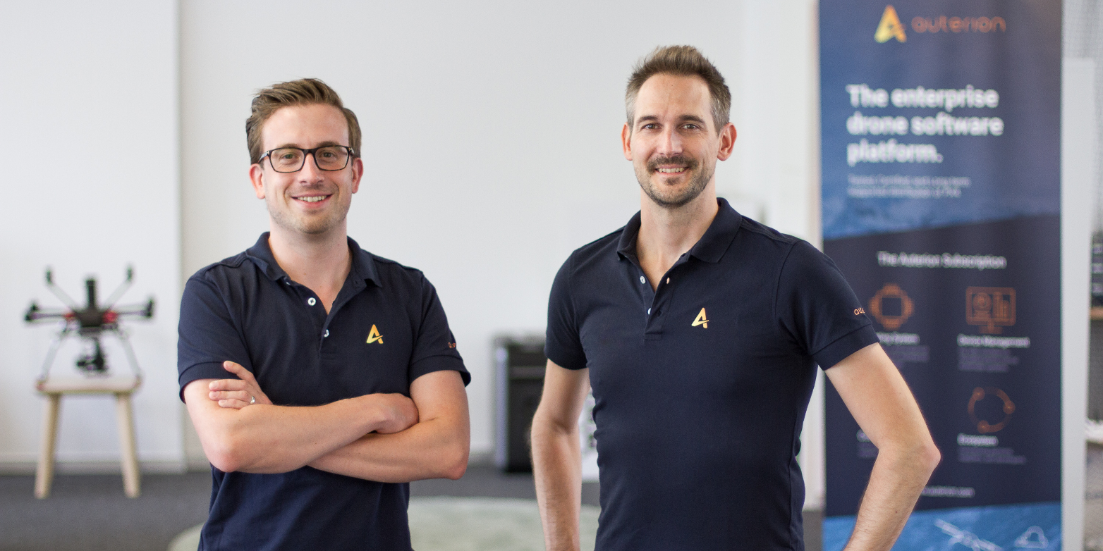 ETH Alumni Lorenz Meier and Kevin Sartori, founders of Auterion (Photograph: Auterion)