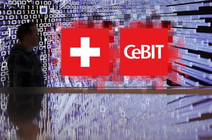 Die Schweiz ist Partnerland Bild CeBIT)