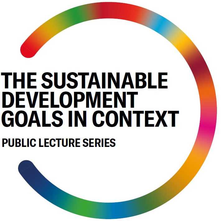Logo der SDG Ringvorlesung "The Sustainable Development Goals in Context"