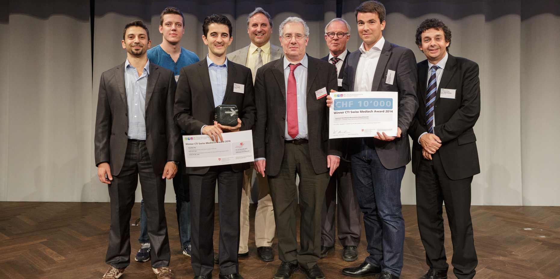 Vergrösserte Ansicht: Firma Veinpress gewinnt KTI Swiss Medtech Award
