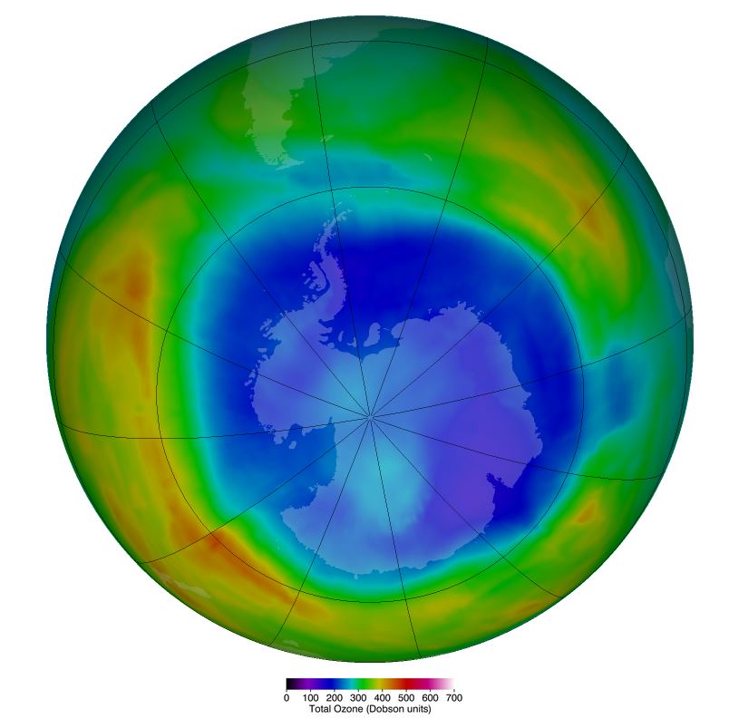 Vergrösserte Ansicht: Ozonloch