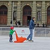 Winterzauber auf der Polyterrasse. (Bild: ETH Zürich/Florian Meyer)