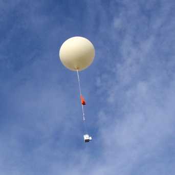 weather balloon with sensor package