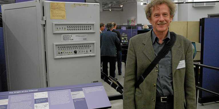 Vergrösserte Ansicht: Bernhard Plattner, ein Pionier der Computernetzwerke. (Bild: Bernhard Plattner)