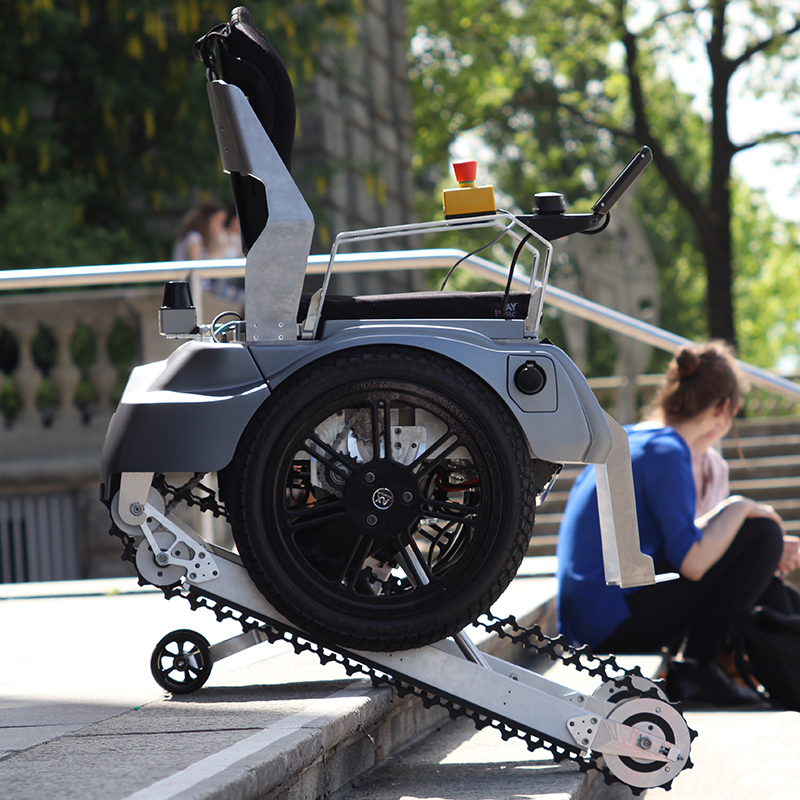 Vergrösserte Ansicht: Rollstuhl Scalevo (Foto: ETH Zürich / Scalevo)
