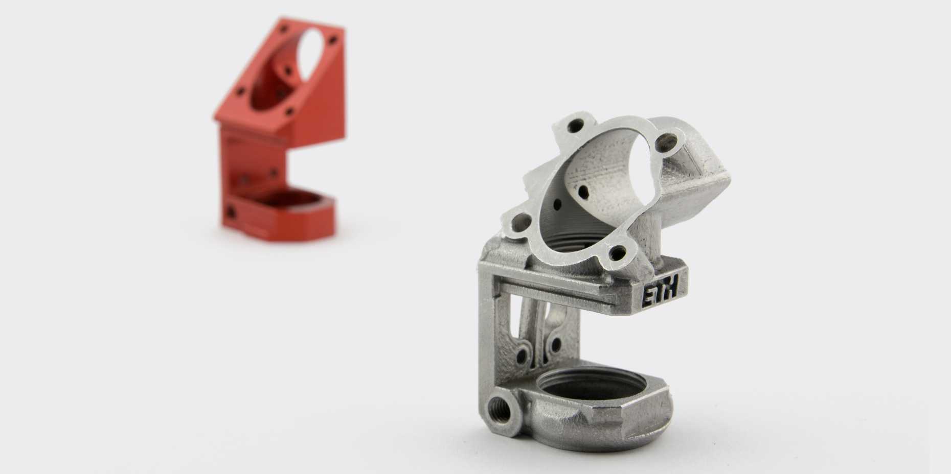 Vergrösserte Ansicht: Spezifisch für 3D-Druck konstruiertes Bauteil. (Bild: PDZ Product Development Group Zurich)