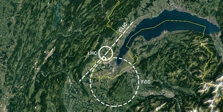 Vergrösserte Ansicht: Karte von Genf