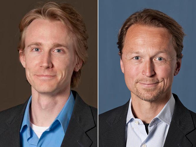 Shawn Divitt und Lukas Novotny haben für die neue Codierungstechnik ein Patent eingereicht. (Bilder: zVg S.Divitt und L. Novotny)