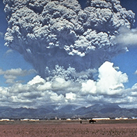 Ausbruch des Pinatubo im Juni 1991