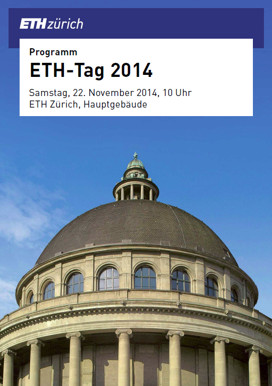 Cover Programmheft ETH-Tag 2014
