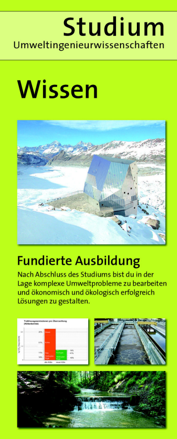 Vergrösserte Ansicht: Studium Umweltingenieurwissenschaften der ETH Zürich: Thema "Wissen - fundierte Ausbildung"
