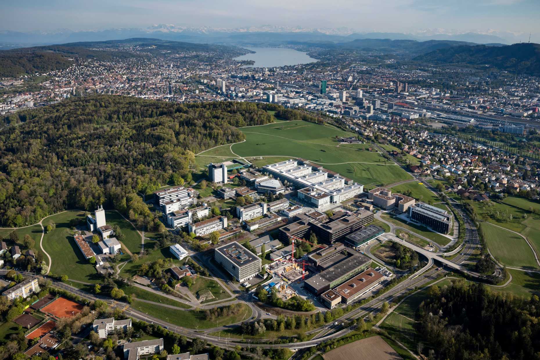 The Hönggerberg campus is undergoing further development on the basis of the Masterplan 2040. Image: Alessandro Della Bella