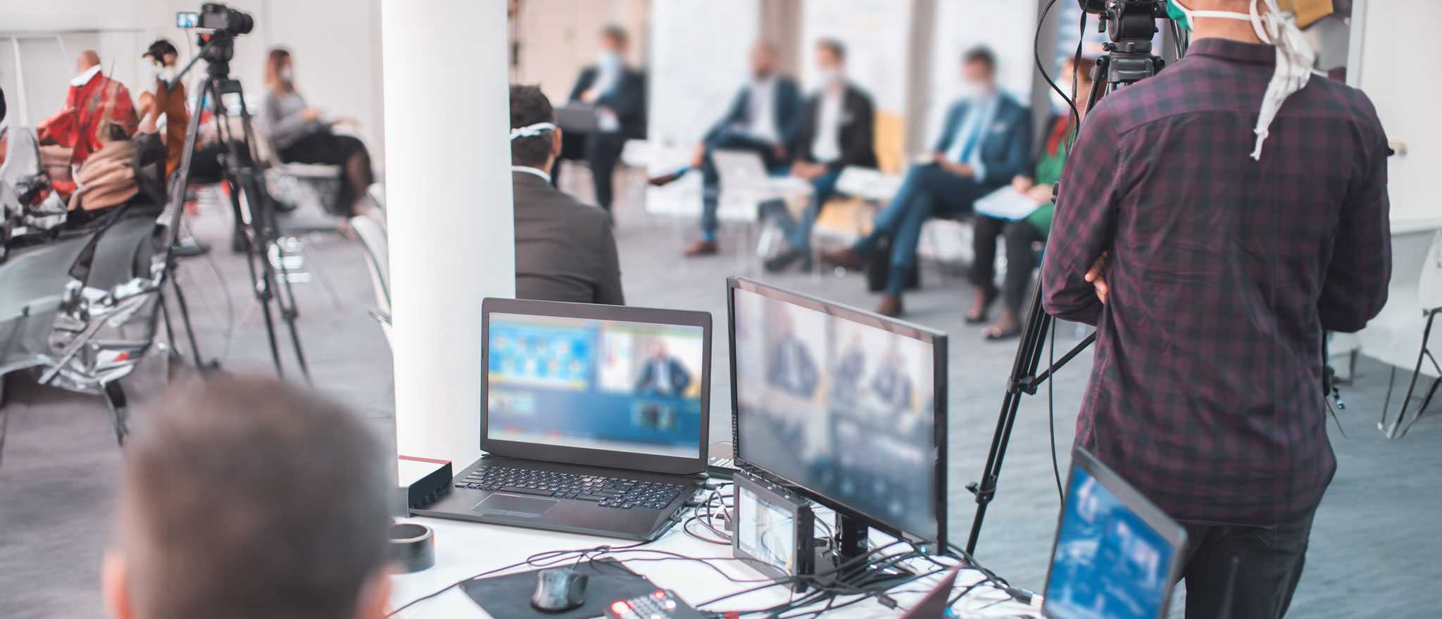 Event technology in use at an event