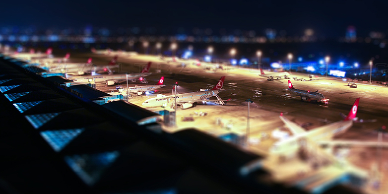 Enlarged view: airport