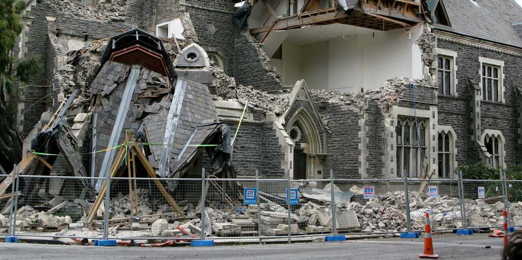 Enlarged view: Erdbebenschäden in Christchurch 2011