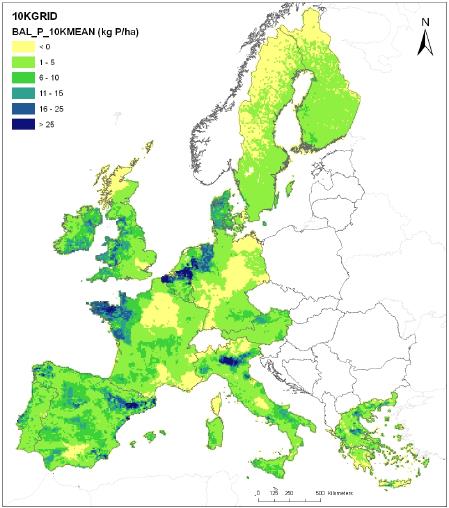 Enlarged view: Phosphorbilanz in der EU