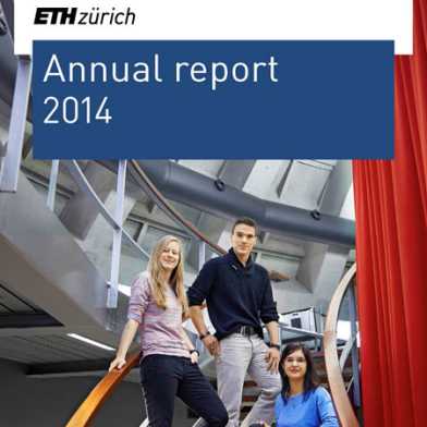 ETH Zurich’s 2014 Annual Report. (Photo: ETH Zürich / Markus Bertschi)