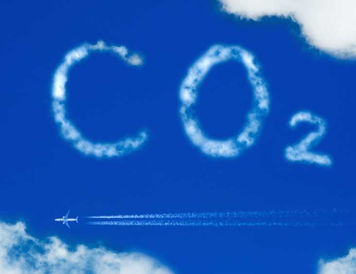 Enlarged view: CO2 am Himmel