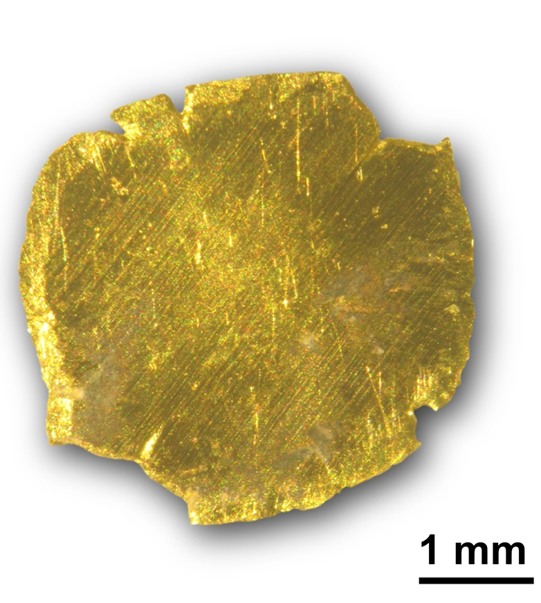 Enlarged view: Gold removed and recovered from polluted water. (Image: ETH Zurich/R. Mezzenga/S. Bolisetty)
