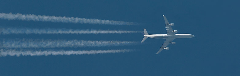 Airplane in the sky. (Image: Gudella / iStock) 