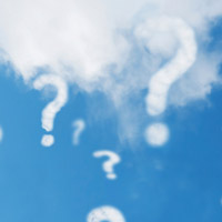 cloudy question marks
