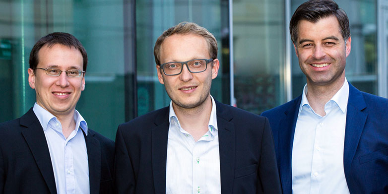 The people behind Adaptricity (from left): Stephan Koch, Andreas Ulbig and Francesco Ferrucci. (Photograph: Courtesy of Adaptricity)