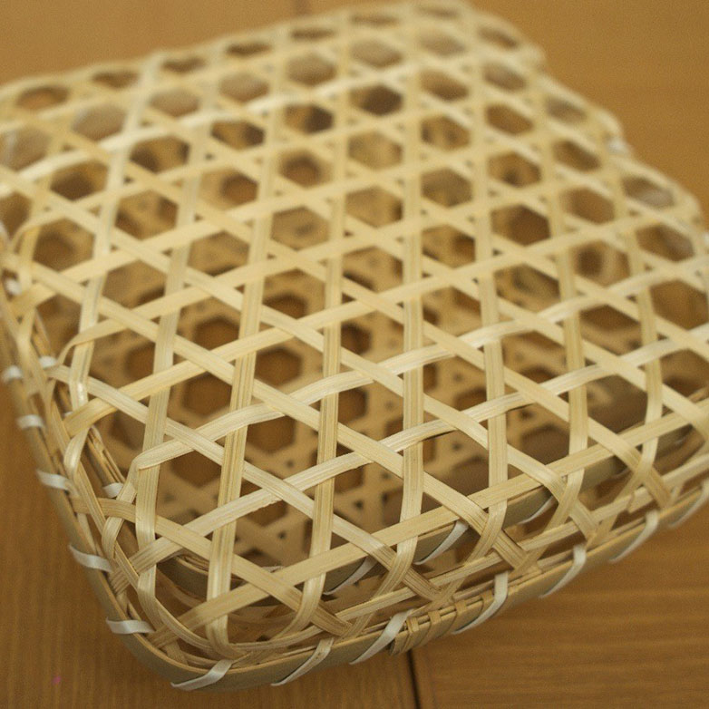 Enlarged view: Example of Japanese kagome basketry technique. (Photograph: OIST)