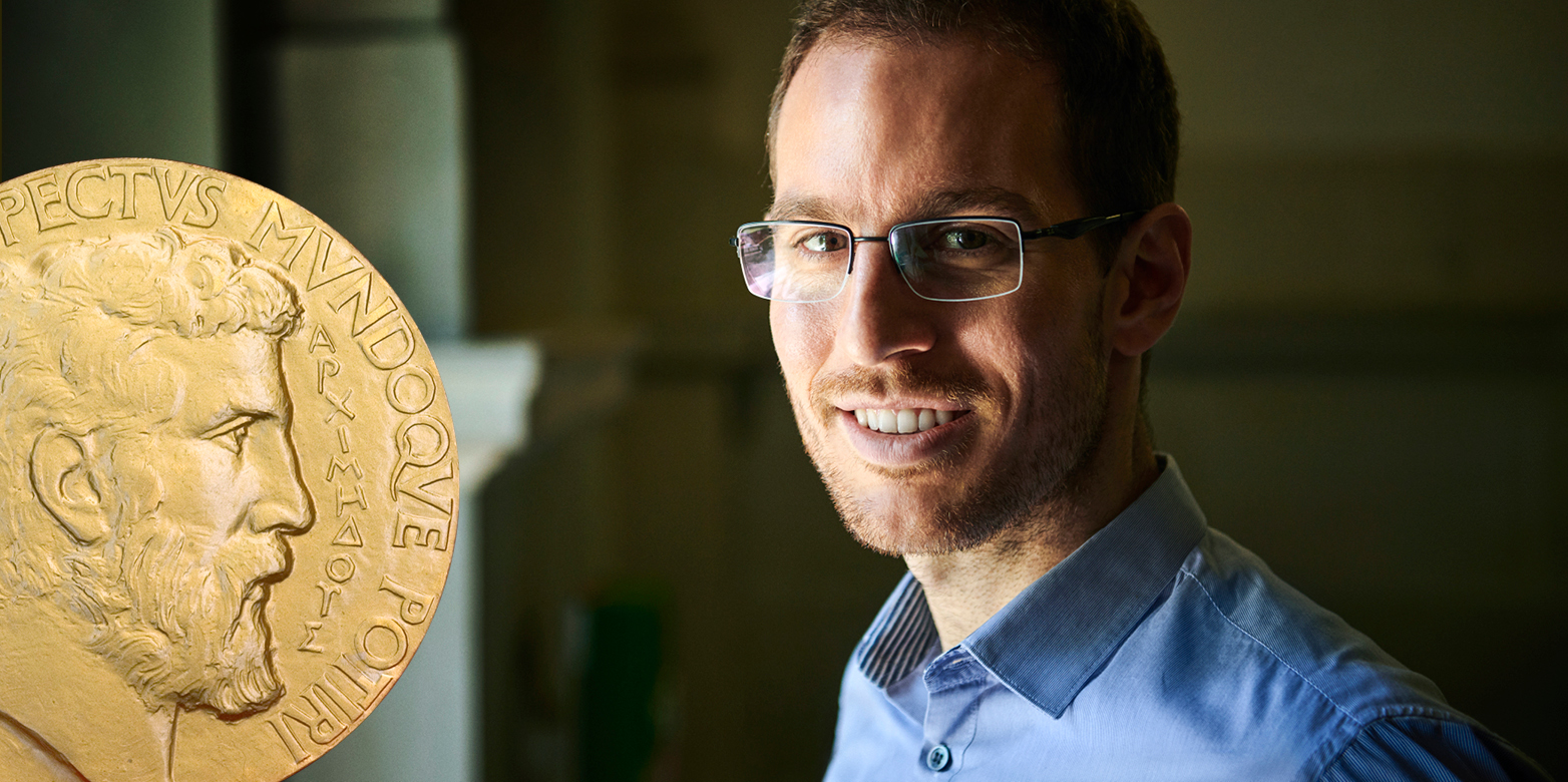 Enlarged view: 2018 Fields Medallist Alessio Figalli: In his quest to solve fundamental problems, his findings and proofs are characterised by exceptional originality and elegance. (Photo: ETH Zürich / Gian Marco Castelberg)