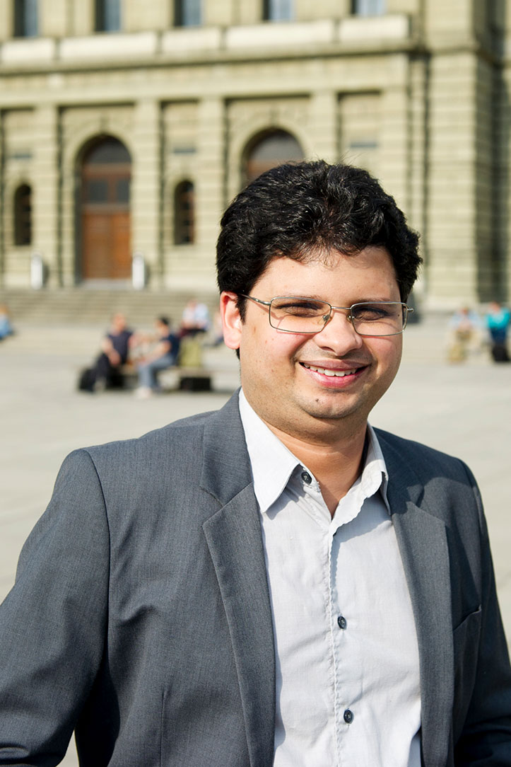 Siddhartha Mishra is devoted to combining rigorous mathematics with efficient computations. (Photograph: Florian Bachmann)