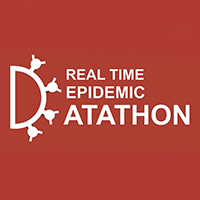 Logo of the Datathon "real time epidemic datathon"