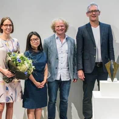 Kite Award winning team 2020: Pius Krütli, Marlene Mader, Bin Bin Pearce, Urs Brändle und Christian Pohl