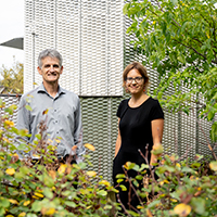 ETH professor Isabel Günther and Dr Fritz Brugger