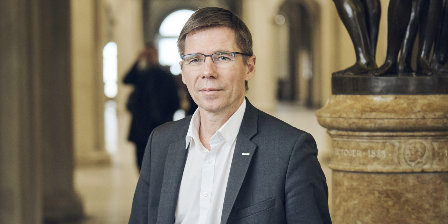 ETH President Joël Mesot in the ETH building