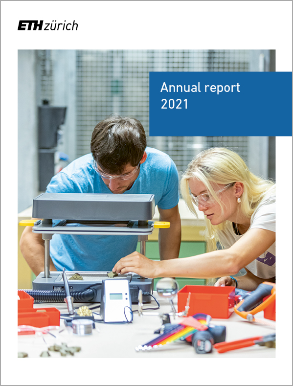 Cover image of the Annual Report 2021