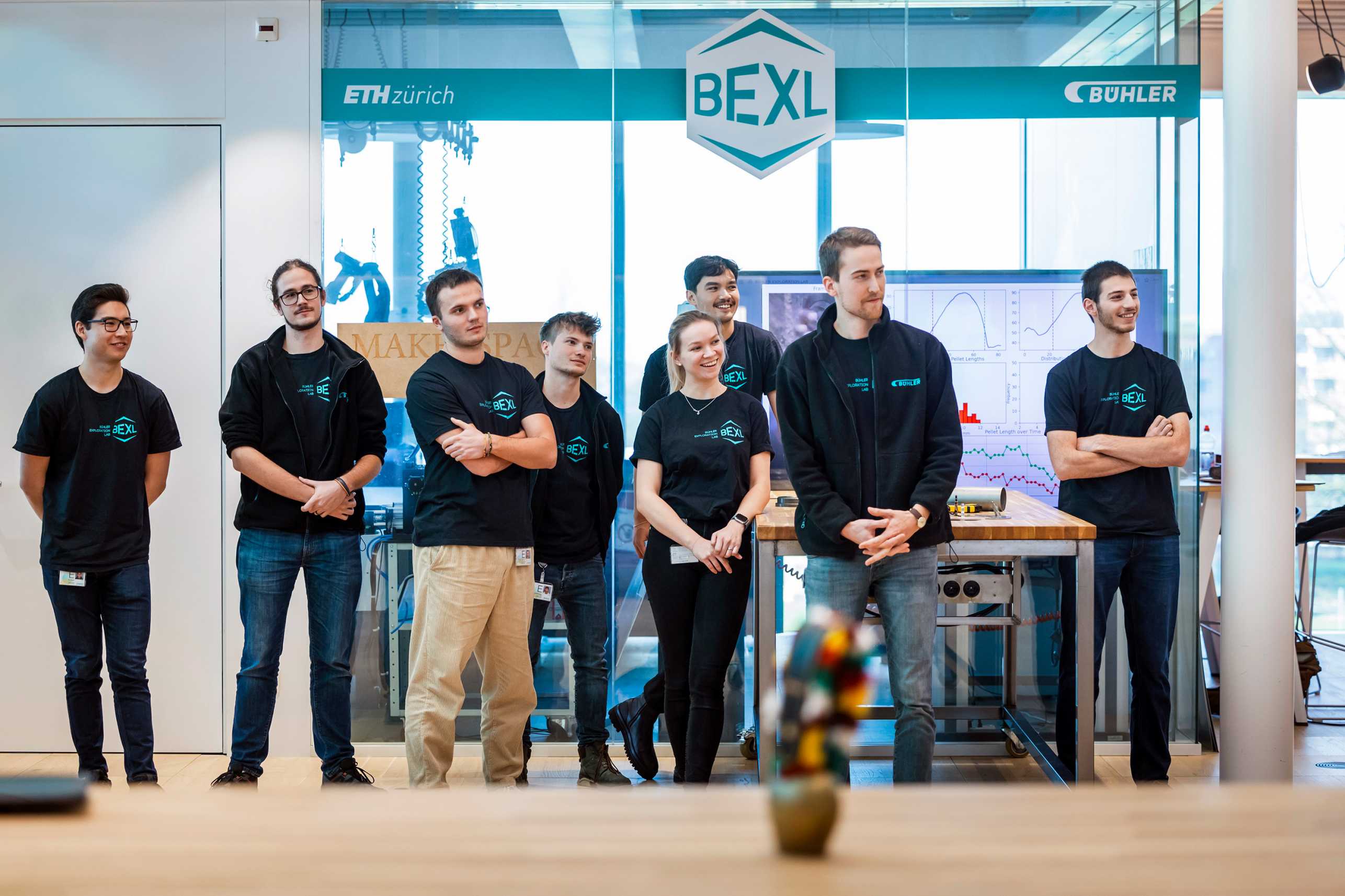 Enlarged view: Group photo of the students of the BEXL team