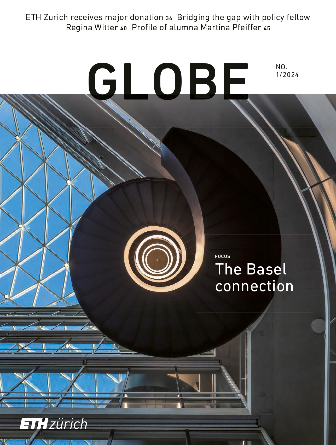 Globe issue 2024/01 under the title "The Basel connection" Download