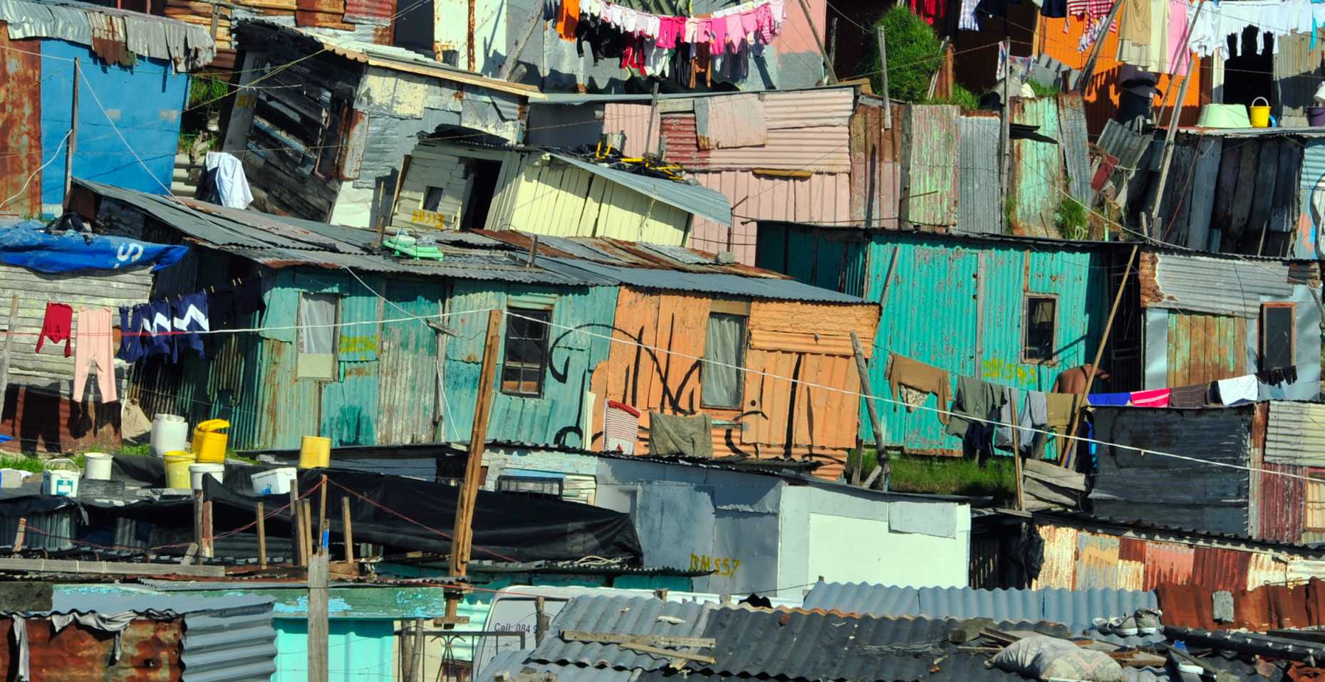 shacks in a slum
