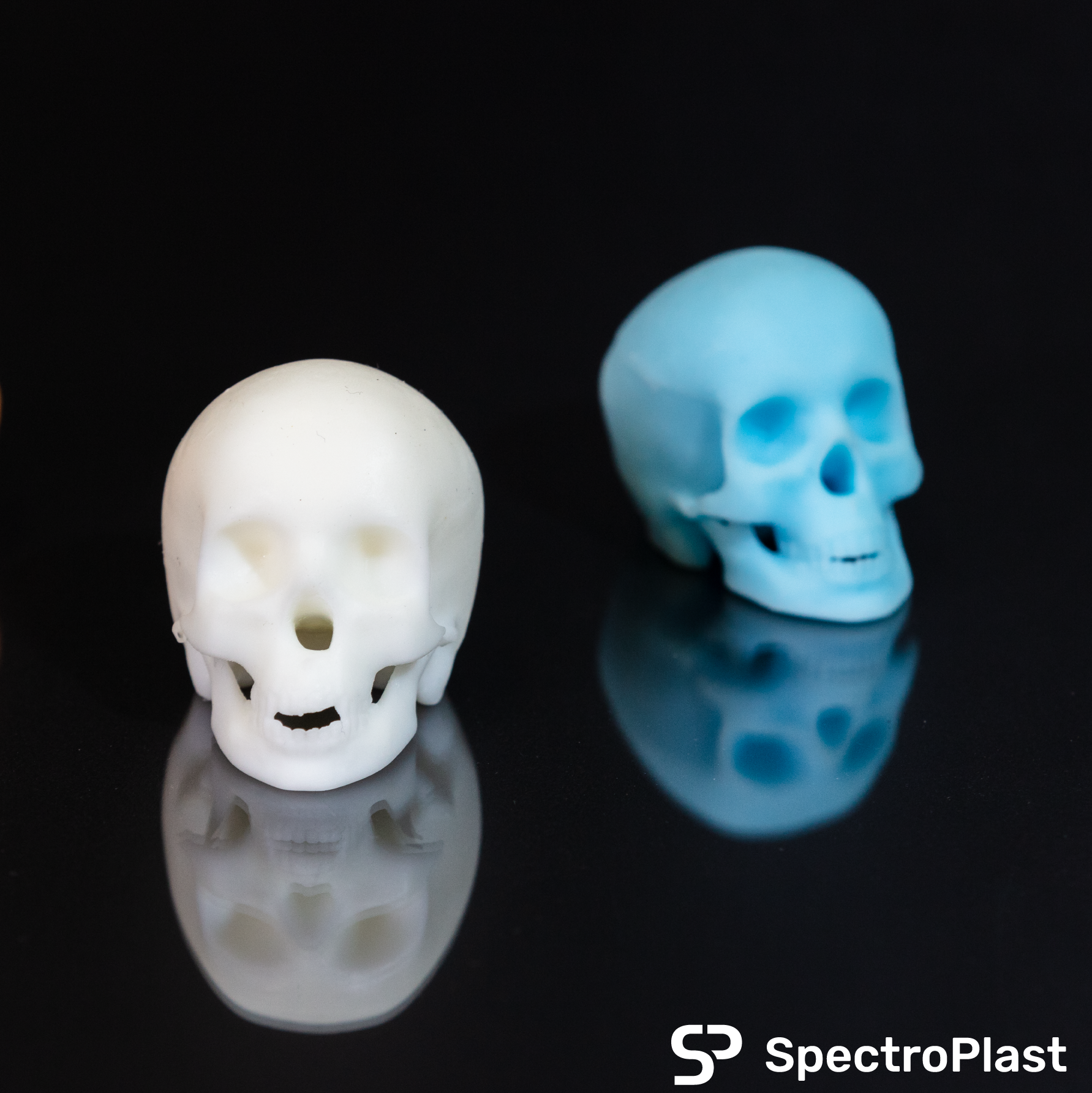 Spectroplast silicone skulls