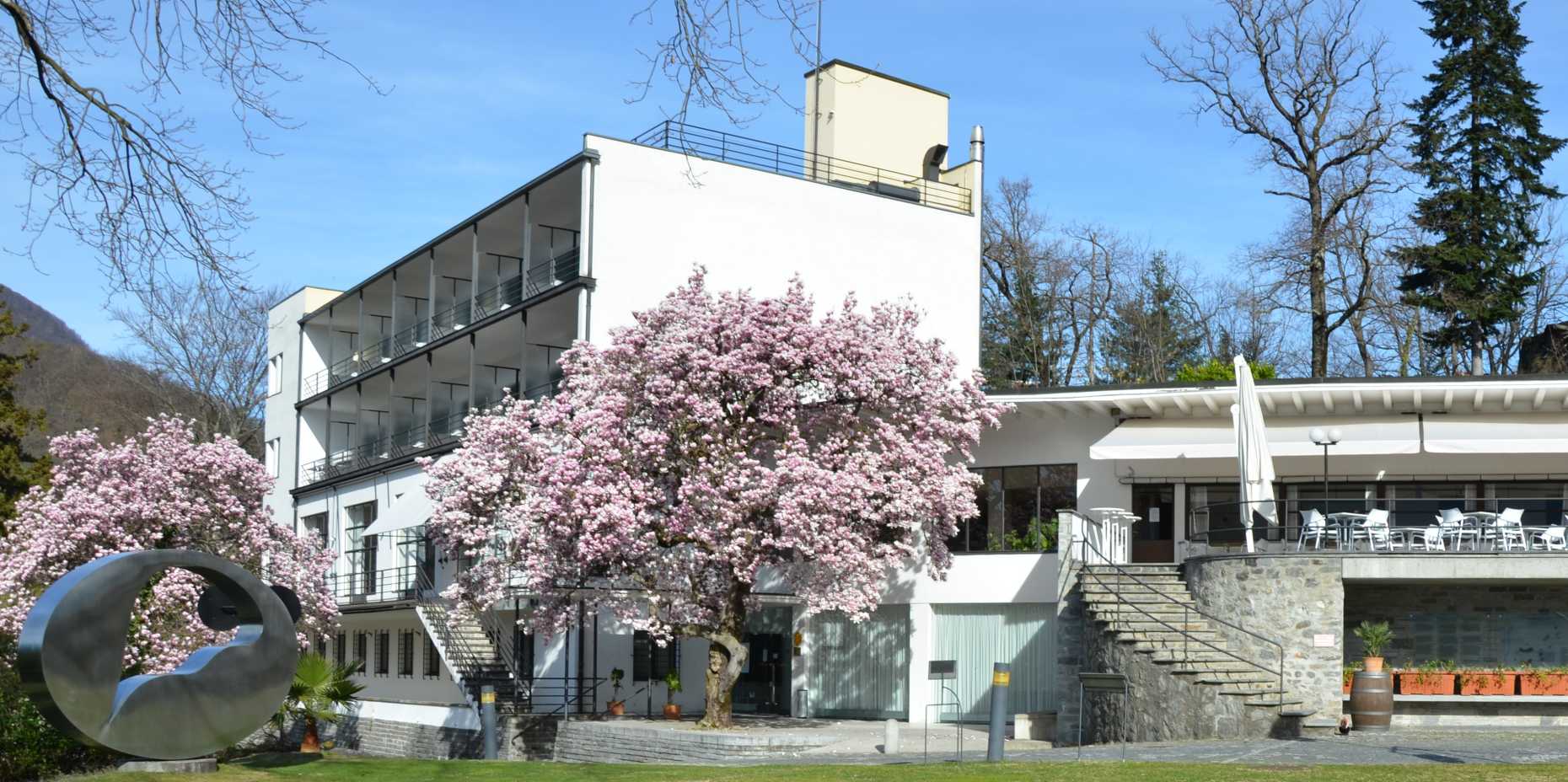 Das Congressi Stefano Franscini (CSF) ist die Konferenz-Plattform der ETH Zürich. Auf dem Monte Verità können Forschende Konferenzen organisieren. (Bild: CSF)
