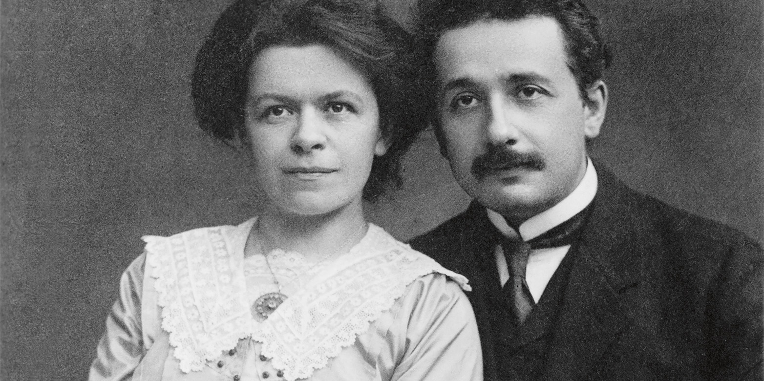 Vergrösserte Ansicht: Auch Albert Einstein und seine spätere Frau Mileva Marić lernten sich an der ETH Zürich kennen. (Bild: ETH-Bibliothek Zürich)