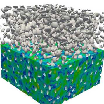 Enlarged view: Freely Moving Particles