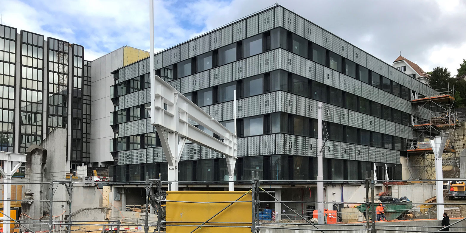 Enlarged view: ETH will be moving into its new building on the Gloriarank site later than planned. (Image: David Küenzli)