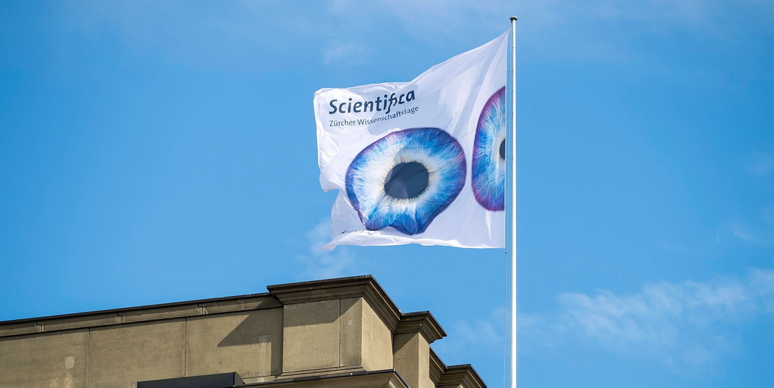 Flag with Scientifica Logo